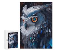Teenagers 300 PCS Puzzle Glowing Mystical Búho Puzzle para Adultos Juegos Divertidos Regalos de Decoración Perfecto para Amigos y Familias 300 PCS