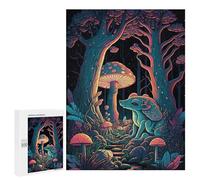 Teenagers 500 PCS Puzzle Mystical Forest Pathway Puzzle para Adultos Juegos Divertidos Regalos de Decoración Perfecto para Amigos y Familias 500 PCS