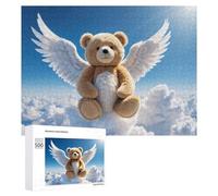 Teenagerss Puzzles - Rompecabezas de 500 piezas de rompecabezas de ángel de peluche para adultos, juego práctico para análisis y lógica, cumpleaños y regalos únicos, 500 unidades