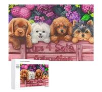 Teenagerss - Rompecabezas de 1000 piezas de cachorros para adopción para adultos, juegos familiares, regalo de cumpleaños, actividades en casa, 1000 piezas