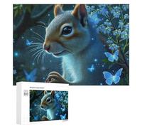 Teenagerss - Rompecabezas de 300 piezas de ardilla encantada para adultos, juegos familiares, regalo de cumpleaños, actividades en casa, 300 piezas