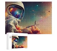 Teenagerss - Rompecabezas de 300 piezas de aventura de exploración espacial, 5 sierras de calar para adultos, juegos relajantes, mejora la memoria y actividades divertidas en casa, 300 piezas