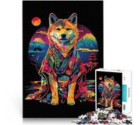 Teeners Puzzle Akita Dog Kimono Lernspielzeug für die ganze Familie Geburtstagsgeschenk, Geschenke70x100cm