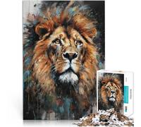 Teeners - Rompecabezas de 1000 piezas, diseño de león Anspruchsvoll, aber lustig und humorvoll Die Liebe zwischen Paaren stärken52 x 38 cm