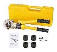 TEENO Alicates Prensadores de Tuberías (100 kn), Crimpadora Hidráulica Multicapa ΦTH16-20-26-32 mm, Para Tubos de Aluminio y Plástico, Tubos de Acero Inoxidable