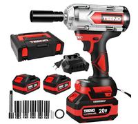 TEENO - Llave de impacto, inalámbrica (Dos Baterías, 1000NM)