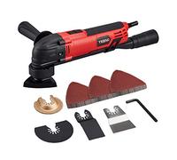 Teeno - Multiherramienta oscilantes - 300W de potencia - Herramienta multifunción con juego de accesorios de 11 piezas, 15000-22000RPM, para Cortar, Lijar, Raspar, Serrar y Tronzar