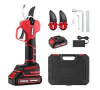 TEENO Tijeras de Podar Electricas Inalámbricas,Motor sin Escobillas,1 * 2000mAh Batería, Tijera para Jardinería Podadora Adecuada para Jardines, Ramas,Huertos