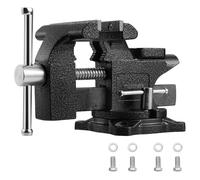 TEENO Tornillo de banco 4.5" 4.5kg 113mm Tornillo de banco para trabajos pesados, fuerza de sujeción 2000kg