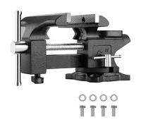 TEENO Tornillo de banco 6" 7.6kg 150mm Tornillo de banco para trabajos pesados, fuerza de sujeción 1000kg