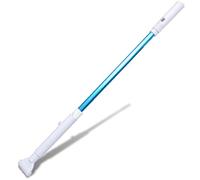 Teenpull Aspirador automático de piscina con pilas y cepillo extraíble, mango telescópico de aluminio 130-195 cm, inserto de filtro, limpiador de suelos para piscina, cepillo de piscina, cabezal de