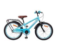 Teenpull Bicicleta infantil de 20 pulgadas, marco de acero azul cielo para 6 - 11 años con guardabarros, timbre y reflectores, bicicleta estable para ocio, exterior y movilidad segura en carriles bici