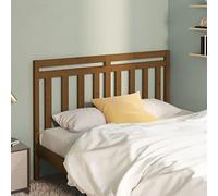 Teenpull Cabecero marrón miel 166 x 4 x 100 cm, madera maciza de pino, diseño moderno, cabecero de cama para dormitorio, fácil montaje, madera maciza robusta