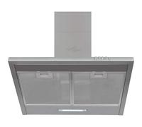 Teenpull Campana extractora de acero inoxidable de 600 mm con flujo de aire de 550 m³/h, ventilador de 3 niveles, iluminación integrada, filtro de carbón y tubo de ventilación para cocina e isla de