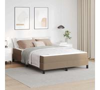 Teenpull Capuchino upholstered Bed Frame with Mattress, 160 x 200 cm King Size, slatted Base, Wooden Structure, Medium Firm Support for Bedroom, Modern Home Comfort, 280 kg Capacity