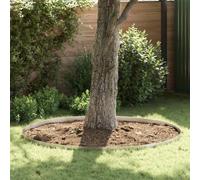 Teenpull Cercado de césped de acero inoxidable, 4 unidades, 450 x 0,05 x 10 cm, plateado, diseño flexible de jardín con borde de corte resistente a la intemperie para cercado de parterres y fronteras