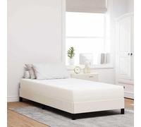 Teenpull Cream upholstered Bed Mattress 90 x 200 cm, Polyester Fabric, Pocket Spring Support, Single Size for Bedroom, restful Sleep, Durable Comfort for Home, Modern Decor and Daily Use