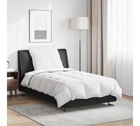 Teenpull Edredón de invierno con cojín de plumas blancas de plumas de 220 x 155 cm, juego de 3,8 kg, transpirable, agradable para la piel, para dormitorio, habitación de invitados, habitación de los