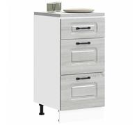 Teenpull Kalmar - Mueble bajo de cocina (madera, 40 x 46 x 81,5 cm, con puertas, patas ajustables, ideal para despensa o buffet, muebles para una organización eficiente