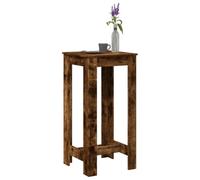 Teenpull Mesa de bar de roble ahumado, 51 x 50 x 103,5 cm, material de madera, diseño duradero para cocina, comedor y sala de estar, versátil