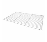 Teenpull Parrilla de acero inoxidable plateado 67 x 40 cm rectangular, accesorio de barbacoa duradero para jardín, terraza, balcón, barbacoa al aire libre, compacta y resistente al calor para una