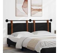 Teenpull Parte delantera colgante de color negro de PU envejecido, 190 x 55 x 5 cm, cabecero acolchado con fijación a la pared, panel acolchado moderno para dormitorio, habitación de invitados