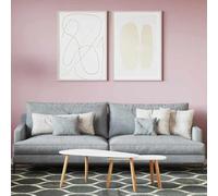 Teenpull Pintura de pared rosa, 2,5 L, para interiores, pintura de emulsión, pintura de látex para viviendas, secado rápido, bajo olor, lavable, ideal para renovación y suministros de pintura