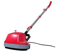 Teenpull Pulidora 5 en 1 de doble cabezal de ABS resistente con mango de acero inoxidable, 180 W de potencia, 400 rpm, cabezales de resistencia de 3,2 kg, versátil para suelos duros, alfombras