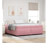 Teenpull Rosa upholstered Bed Frame with Mattress, 200 x 200 cm, Wooden Structure, slatted Base, Medium Firmness Support, for Bedroom, Guest Room, Sleep and Rest