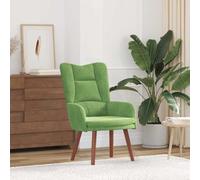 Teenpull Sillón de terciopelo verde claro, 63 x 67 x 94 cm, moderno sillón relajante con patas de madera maciza, cómoda silla de lectura para salón, dormitorio