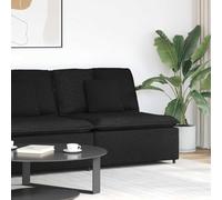 Teenpull Sofá modular, módulo central con cojín, tejido textileno, 100 x 100 cm, marco de metal con 3 cojines para salón y salón, ahorra espacio, cómodo