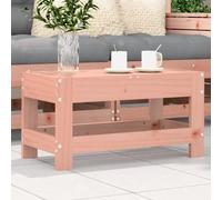 Teenpull Taburete de jardín 62 x 30 x 32 cm, madera maciza de abeto de abeto de Douglas, sin tratar, resistente a la intemperie, para jardín, terraza, balcón, versátil como reposapiés, mesa auxiliar