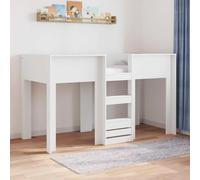 Teenpull Wooden bunk Bed for Kids, 75 x 190 cm Engineering Wood Frame, Space Saving Bedroom Structure, Indoor Use, Durable Modern Design for Shared Rooms, Sleep and Play, Easy Assembly