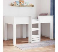 Teenpull Wooden Bunk Bed for Kids 80 x 200 cm Engineered Wood Frame, Platform Support for Bedroom, Space Saving Structure for Sleep and Play, Durable Design for Shared Rooms and Small Spaces