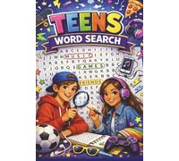 Teens Word Search Puzzle Book: Word Searches with Easy to Read Print about Music, Sports, Friends, Movies, Hobbies and More | 6x9 inches, 110 pages | ... Gift for Vacations, Holidays and Free Times