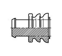 Teensy TE Connectivity Serie Heavy Duty Sealed Connector Series (HDSCS) Junta para conectores x 50 unidades