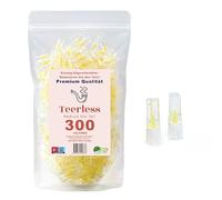 TEERLESS Filtros de cigarrillos 8 mm Regular - 300 unidades - Puntas microfiltro para cigarrillos Regular y King Size, compatibles con papel de fumar, máquinas de entubar, tubos y boquillas