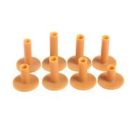 Tees de Golf, 8 Piezas de Clavos de Goma Resistentes, Soporte Entrenamiento para Pelotas, Accesorios Práctica en Campo para Jugadores Principiantes y Profesionales