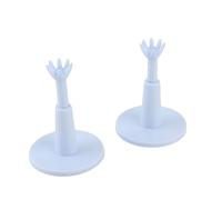 Tees de Golf, con Cabeza de Goma Amortiguadora y Longitud Ajustable, Tees Regulables para Practicar, 2 Unidades Plástico Colores Variados para Golfistas Principiantes y Entrenamiento en Campo