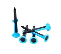 Tees de golf largos, 5 piezas equipo de golf - Tees reutilizables 8 cm para práctica interior viaje jardín torneo clases principiantes alfombras césped