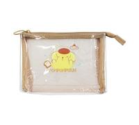 Tees Factory Sanrio Personajes 3P bolsa de malla transparente Dulce Namida/Pom Pom Pom Pudín H130 x Ancho 170 x D40 mm SR-5544215PU