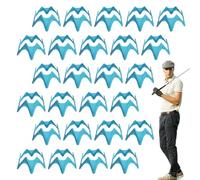 Tees Gollf Simulador de Golf - 30x Teis Gollf De Goma Duradera Para La Práctica Al Aire Libre | Clats De Altura Ajustables Para Entrenamiento Swing Con Configuración De Alfombras Simulattor, Usati