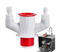 Tees para Desagües De Cocina - Conector Sellador Antiatascos De 3 Vías,Filtro Desodorizante para Alcantarillado - para Fregadero Lavabo Baño Lavavajillas Y Purificador De Agua Domésticos