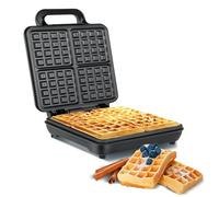 teesa 4 Waffeln Gofrera Belga, 1100 W, Negro