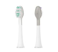 Teesa cabezas de cepillo para la Cepillo de dientes Sonic Sonora, 2 unidades, mediano en una caja expositora