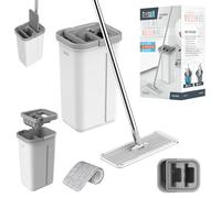 teesa Mopa de Limpieza, Microfibra de plástico, Gris (Grey chiné 14), 5,7 l