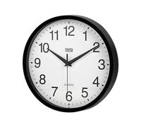 Teesa Reloj Analógico de Pared Universal 25 cm TSA0037B Negro