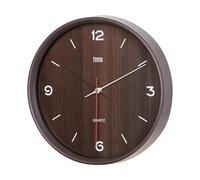 Teesa Reloj Analógico de Pared Universal 30 cm TSA0048DB Marrón Oscuro