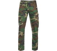 Teesar US BDU De Los Hombres Pantalones Ripstop SlimFit Uniforme Woodland Camo