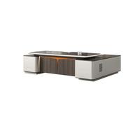 TEESONG Escritorio de oficina moderno para jefe, gerente de muebles de oficina, tamaño individual, grande